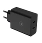 Motorola TurboPower 125W Duo, Cargador GaN 2x USB-C, Carga Rápida, Cable 2 m, Negro - Miniatura 4