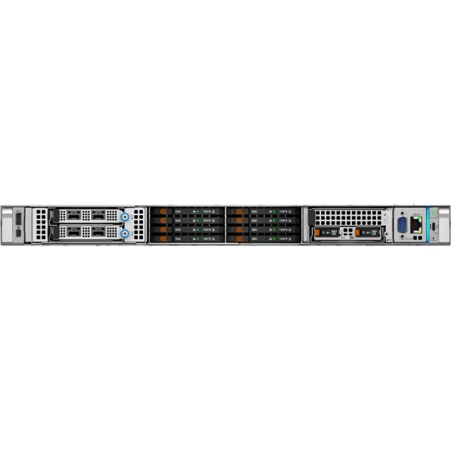 Dell PowerEdge R470 R470271_6511P432, Servidor Rack 1U, Xeon 6 6511P, 128GB DDR5, SSD 480GB, PERC H965i, 2x1100W 2