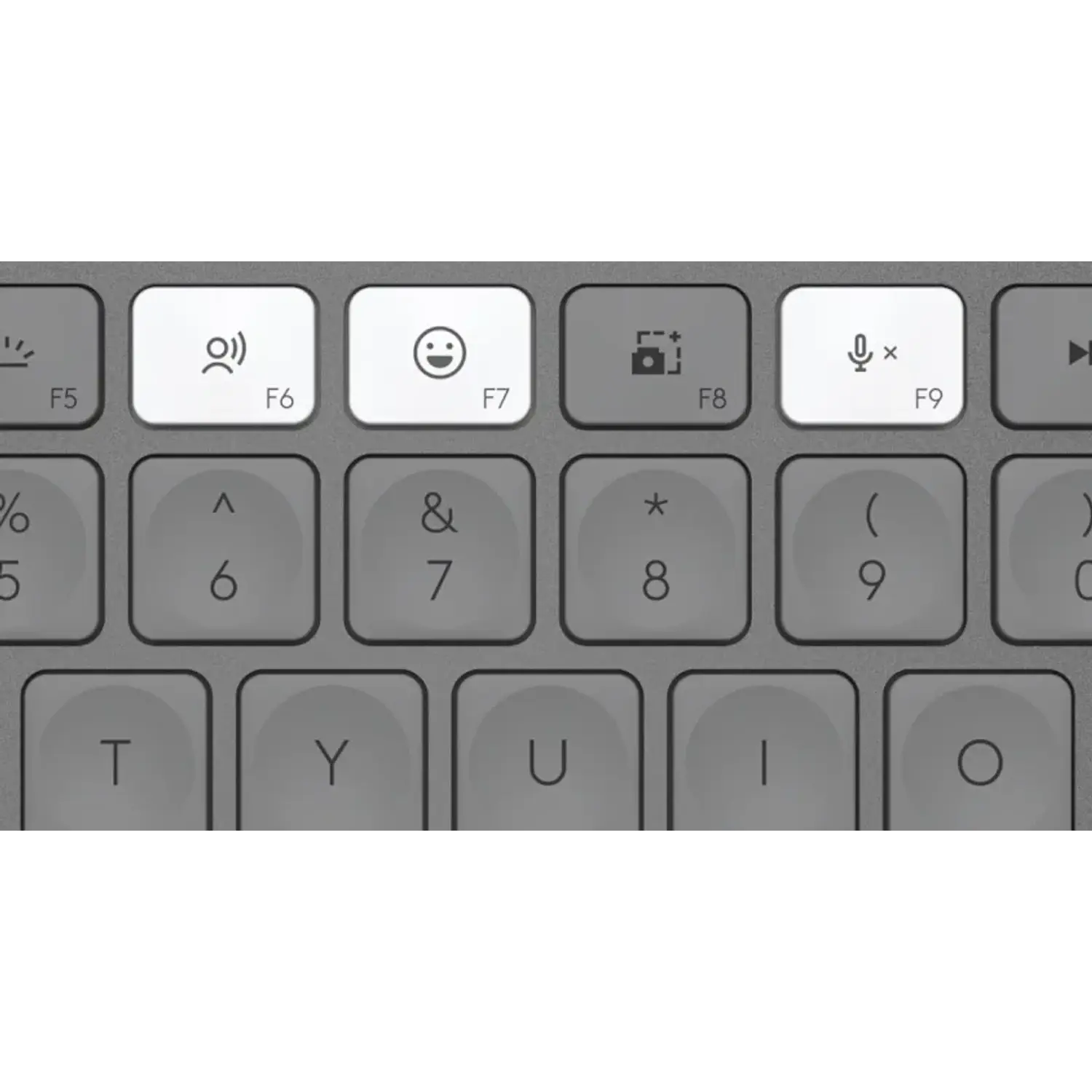 Logitech MX Keys Mini, Teclado Inalámbrico Compacto, Bluetooth, Retroiluminado, Español, Gris Pálido 5