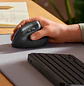 Logitech Lift Vertical, Mouse Ergonómico para Mano Derecha, Bluetooth, Logi Bolt, 4000 DPI, Grafito - Miniatura 8