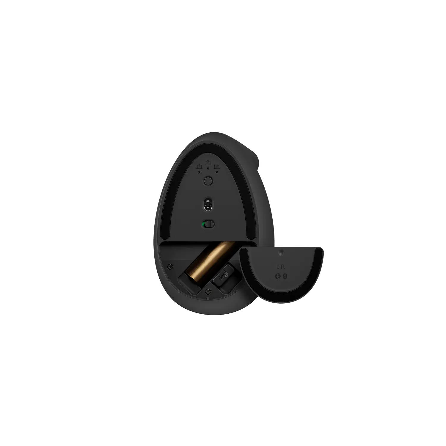 Logitech Lift Vertical, Mouse Ergonómico para Mano Derecha, Bluetooth, Logi Bolt, 4000 DPI, Grafito 5