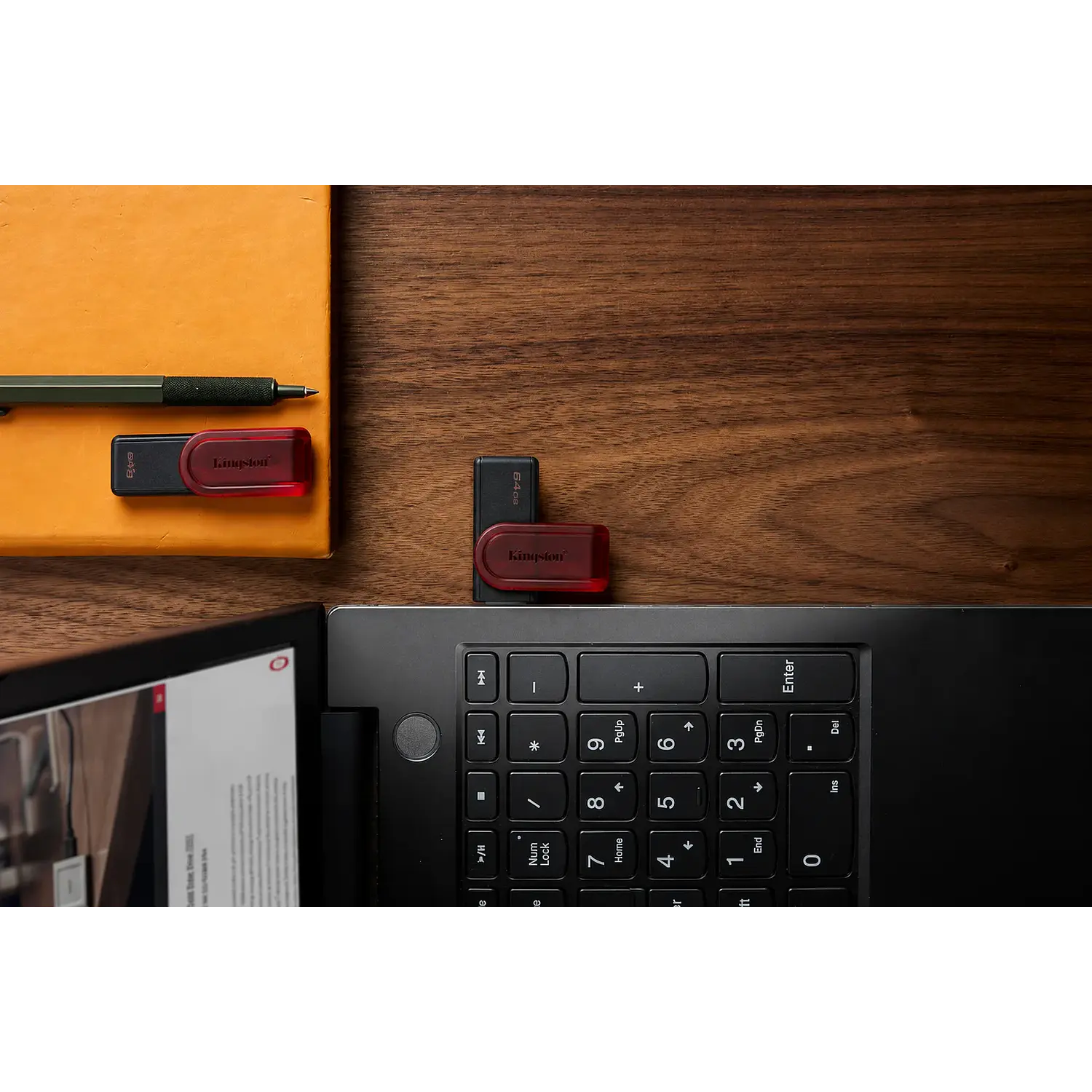 Kingston DataTraveler Exodia S KC-U3C64-7TR, Pendrive 64GB, USB 3.2 Gen 1, USB-A, Rojo 4