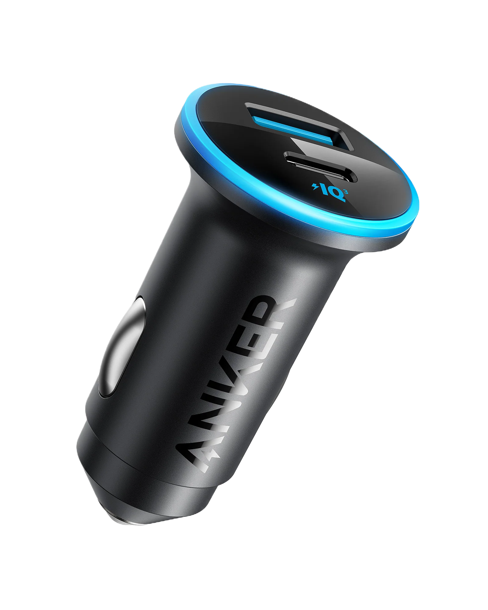 Anker 323 A2735H11, Cargador para Auto 52.5W, USB-C 30W + USB-A 22.5W, ActiveShield 2.0