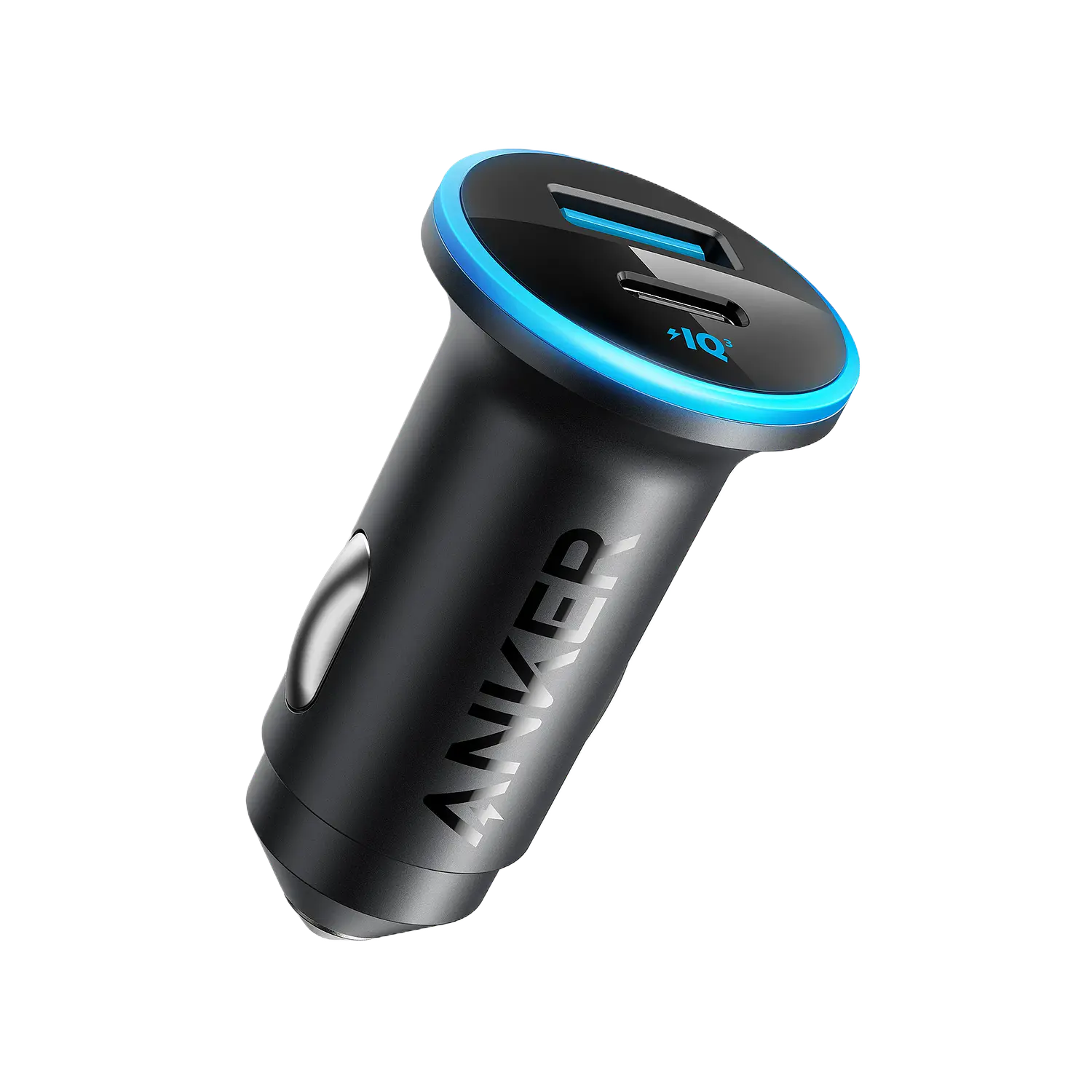 Anker 323 A2735H11, Cargador para Auto 52.5W, USB-C 30W + USB-A 22.5W, ActiveShield 2.0 1