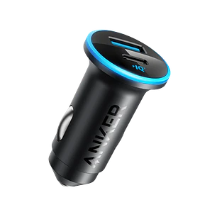 Anker 323 A2735H11, Cargador para Auto 52.5W, USB-C 30W + USB-A 22.5W, ActiveShield 2.0