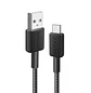 Anker 322 A81H5H11, Cable USB-A a USB-C 0,9m, 15W, 480Mbps, Trenzado, Negro - Miniatura 1
