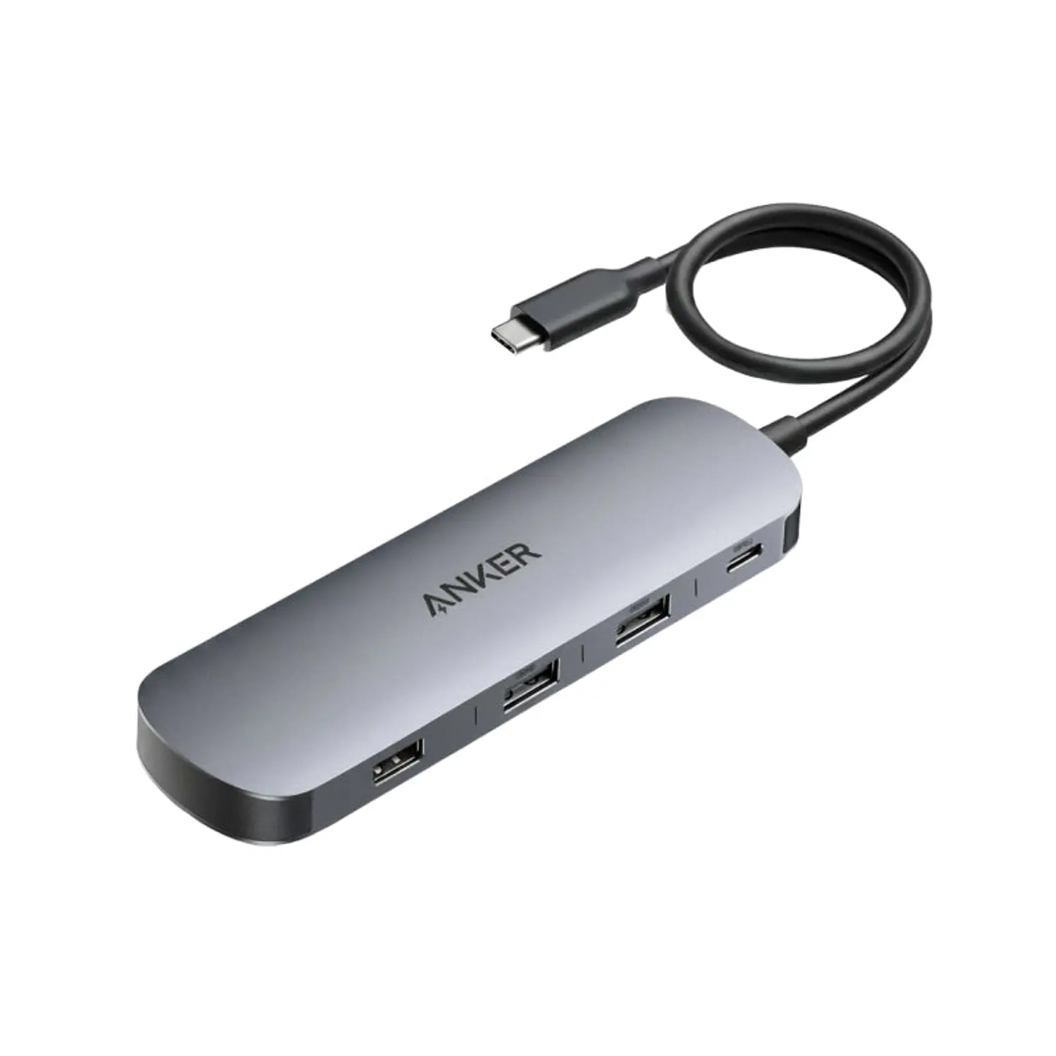 Anker Nano A210BJA1, Hub USB-C 8 en 1, 2 HDMI, 10Gbps, PD 85W, SD/microSD, Plateado 1