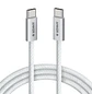 Anker Zolo A8060H21, Cable USB-C a USB-C 0,9m, 240W PD 3.1, 480Mbps, Trenzado, Blanco - Miniatura 1
