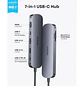 Anker Nano A83D2HA1, Hub USB-C 7 en 1, HDMI 4K 60Hz, 5Gbps, PD 85W, SD/microSD, Plateado - Miniatura 2