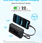 Anker Zolo A110MH12, Power Bank 20000mAh 45W, 2 Cables USB-C Integrados, USB-C + USB-A, Negro - Miniatura 5
