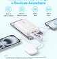 Anker Zolo A110MH12, Power Bank 20000mAh 45W, 2 Cables USB-C Integrados, USB-C + USB-A, Negro - Miniatura 7