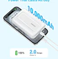 Anker Zolo A1684H11, Power Bank Magnético 10000mAh, USB-C 30W, Carga Inalámbrica 7.5W, Negro - Miniatura 2