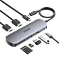 Anker Nano A210BJA1, Hub USB-C 8 en 1, 2 HDMI, 10Gbps, PD 85W, SD/microSD, Plateado - Miniatura 2