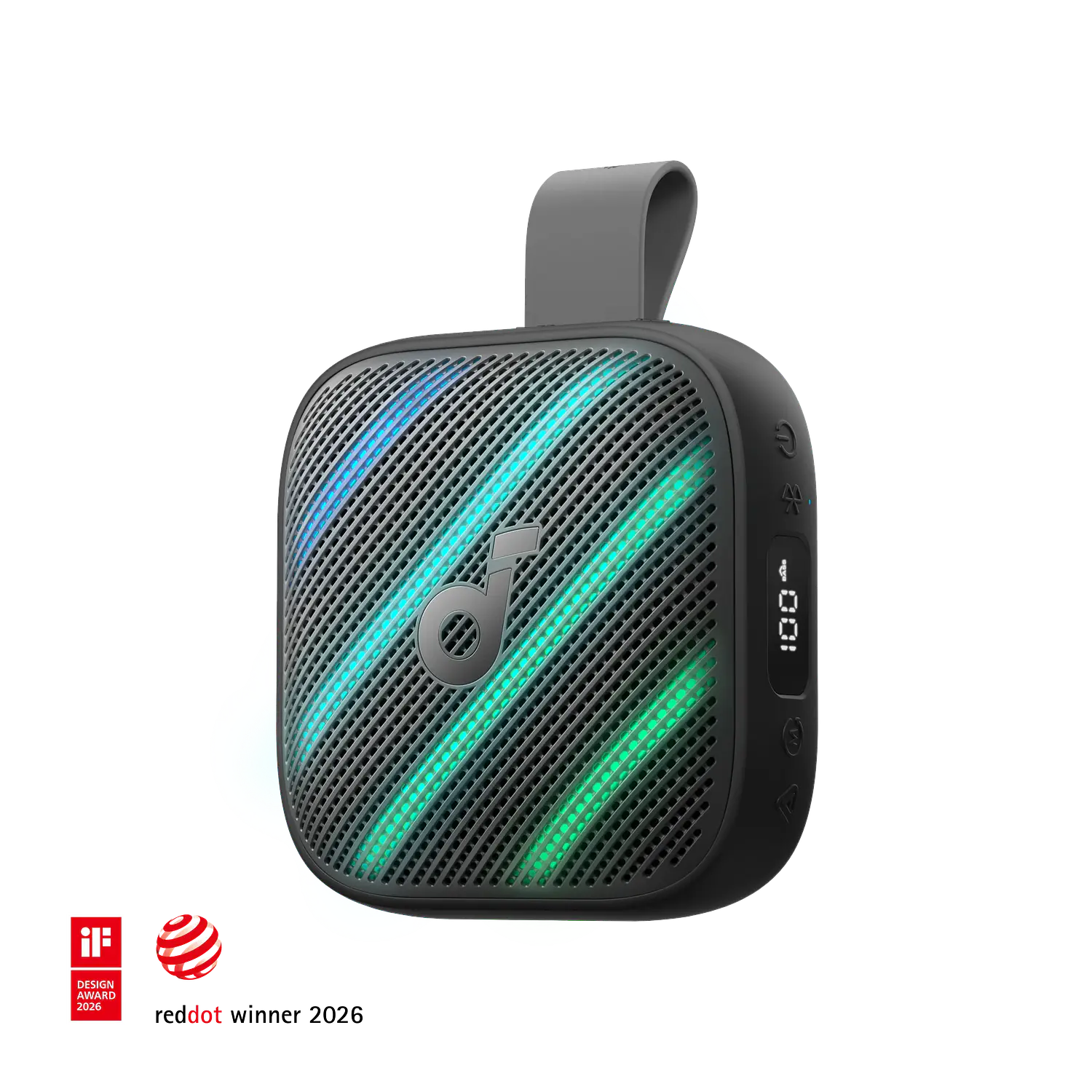 Soundcore Boom Go 3i D5103010, Parlante Bluetooth 15W, IP68, 24h, BassUp 2.0, Negro 1