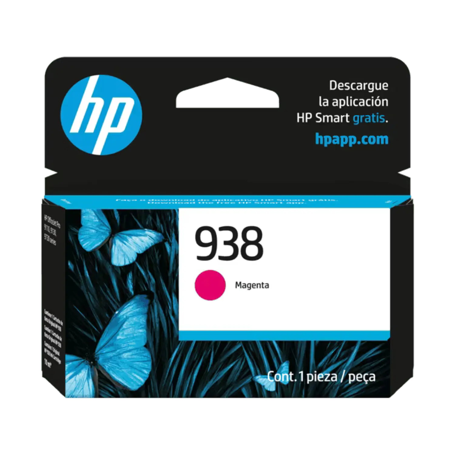 HP 938 4S6X6PL Cartucho de Tinta Magenta Original, 10ml, 800 Páginas