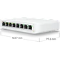 Ubiquiti USW-Lite-8-POE Switch 8 Puertos Gigabit, 4 PoE+, L2, 16 Gbps, 52W, Fanless - Miniatura 4