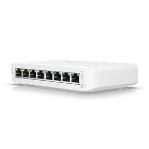 Ubiquiti USW-Lite-8-POE Switch 8 Puertos Gigabit, 4 PoE+, L2, 16 Gbps, 52W, Fanless