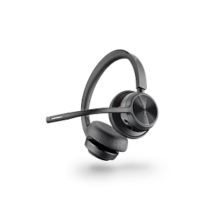 Poly Voyager 4320 Audífonos Bluetooth Stereo, USB-C, BT700, 32mm, 24h, Acoustic Fence, Negro