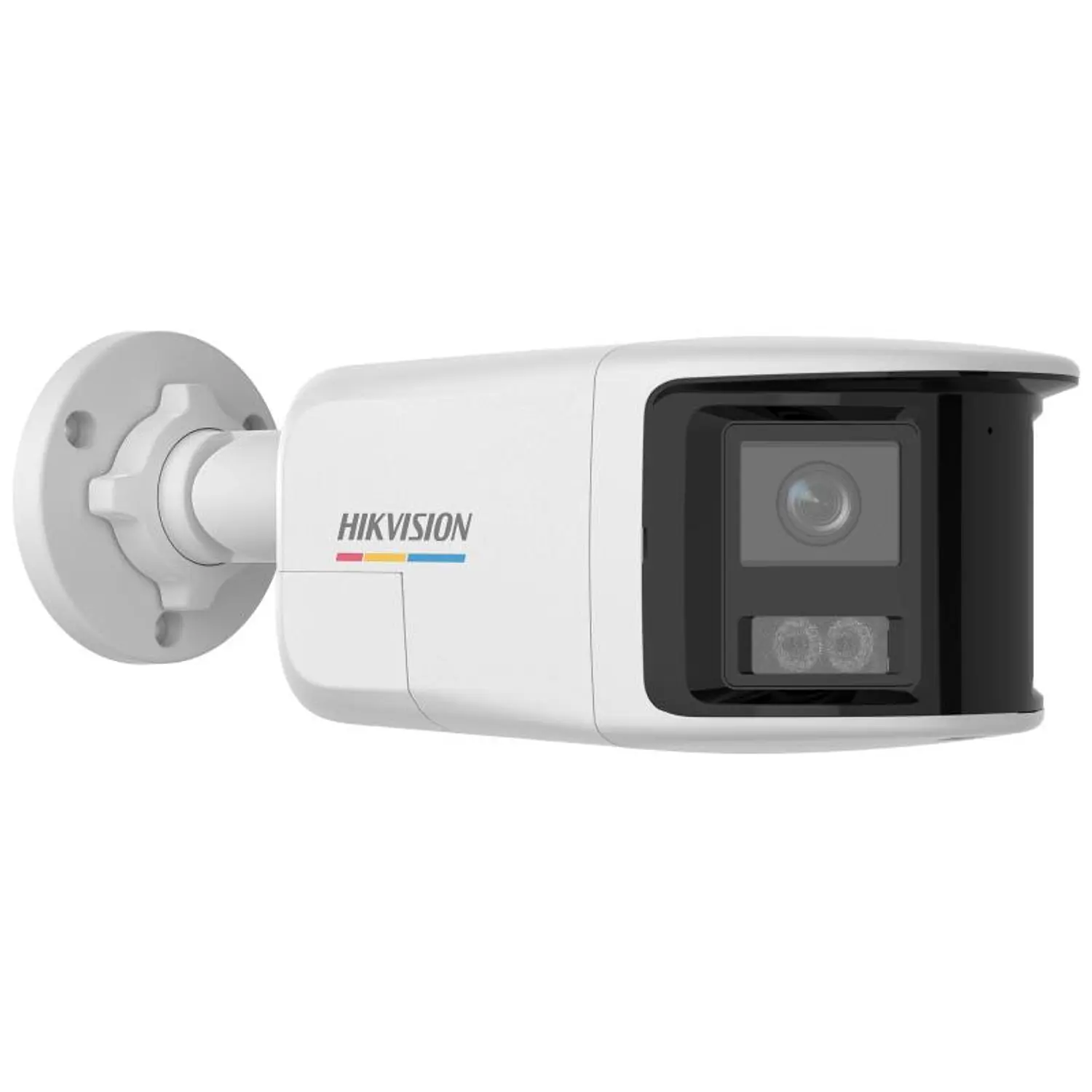 Hikvision Cámara IP Panorámica 6MP 180°, ColorVu, Audio 2 Vías, PoE, IP67, Sirena, Flash Rojo/Azul 2