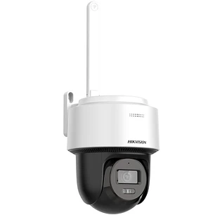 Hikvision Cámara IP PT 4MP WiFi 6, 2.8mm, Smart Hybrid Light 25m, Audio 2 Vías, IP66, microSD 512GB
