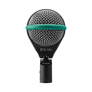 AKG D112 MKII Micrófono Dinámico para Bombo, Cardioide, 20Hz-17kHz, >160dB SPL, XLR, Negro