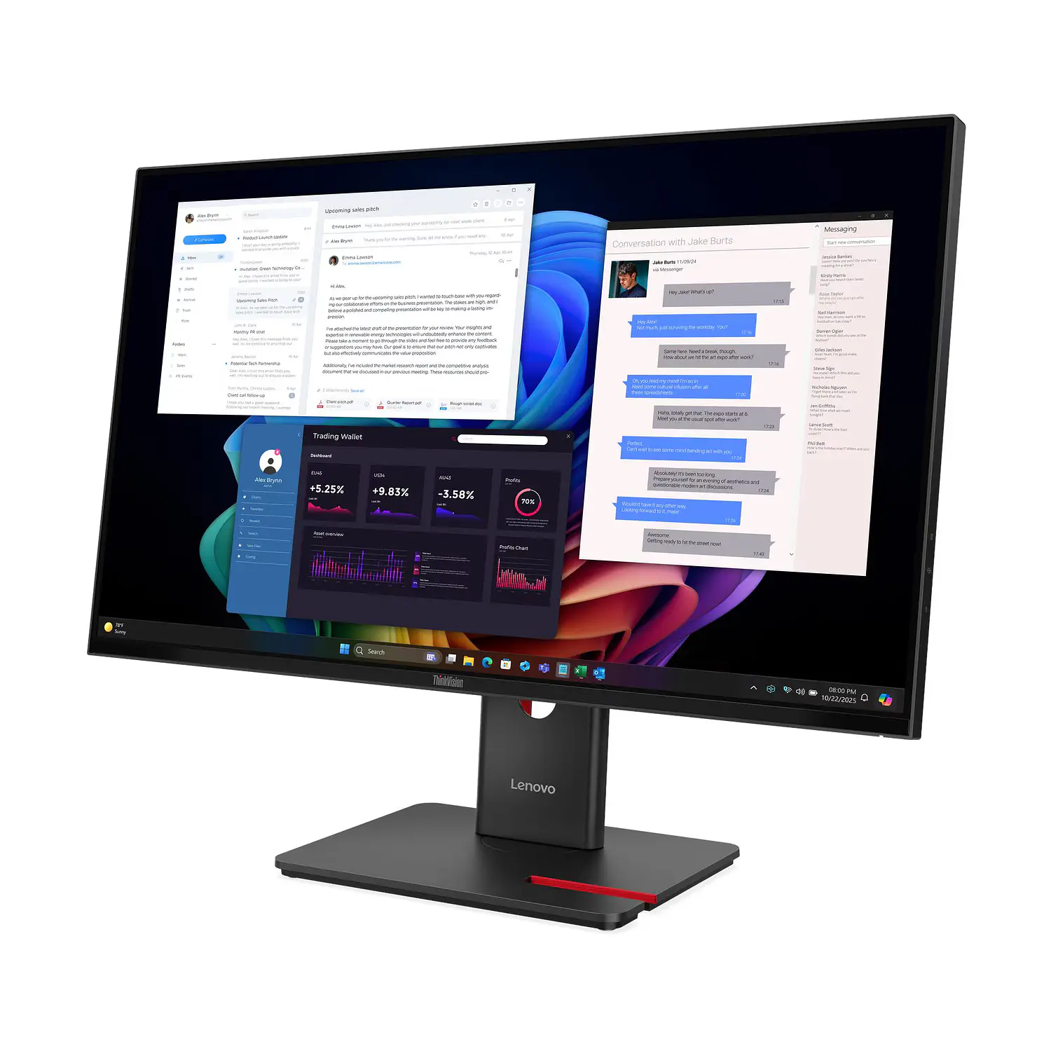 Lenovo ThinkVision T27UD-40 Monitor 27