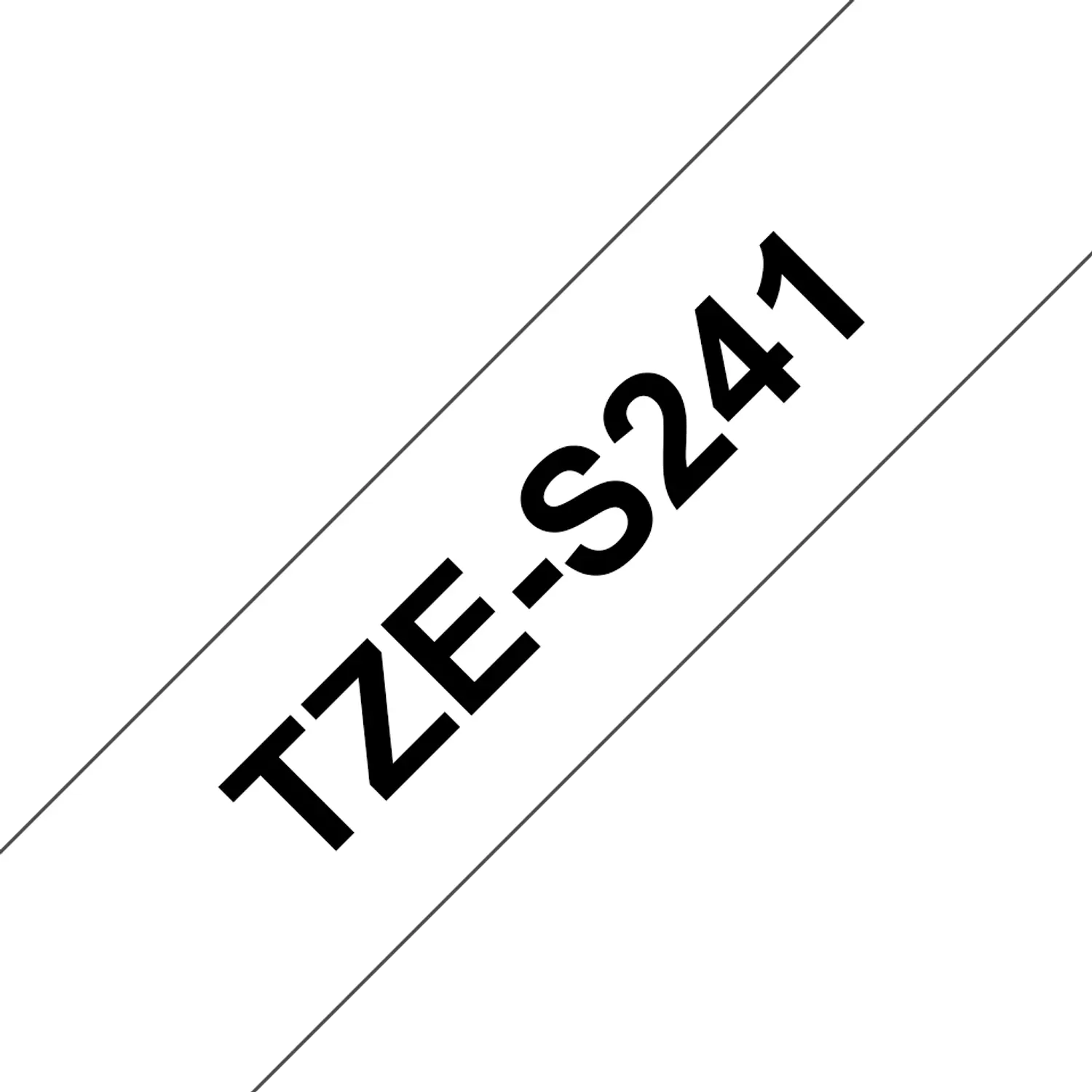Brother TZe-S241 Cinta Laminada Adhesivo Extra Fuerte, Negro sobre Blanco, 18 mm x 8 m 3