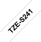 Brother TZe-S241 Cinta Laminada Adhesivo Extra Fuerte, Negro sobre Blanco, 18 mm x 8 m - Miniatura 3