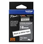 Brother TZe-S241 Cinta Laminada Adhesivo Extra Fuerte, Negro sobre Blanco, 18 mm x 8 m - Miniatura 1