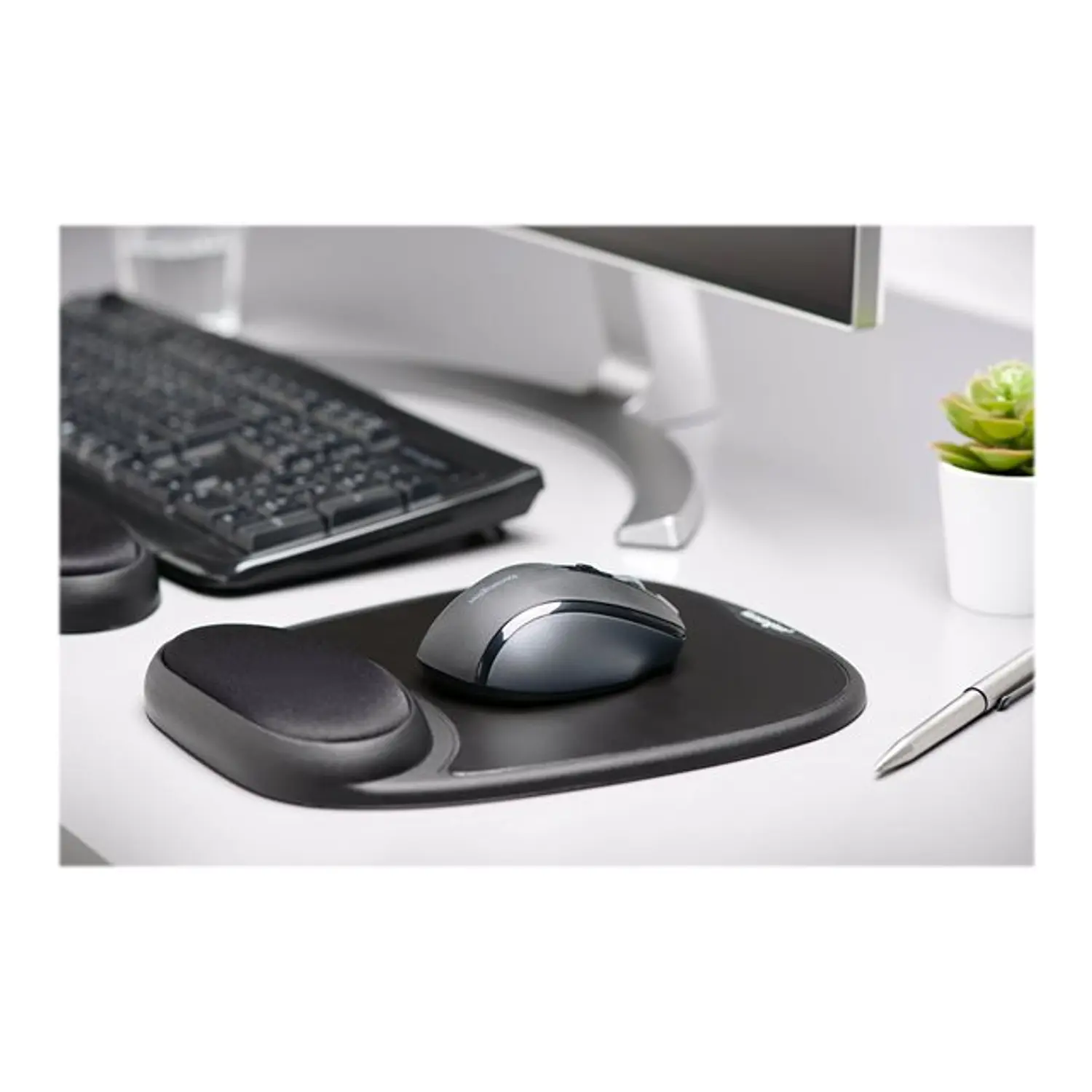 Kensington 62386 Comfort Gel Mouse Pad con Reposamuñecas, Negro 4