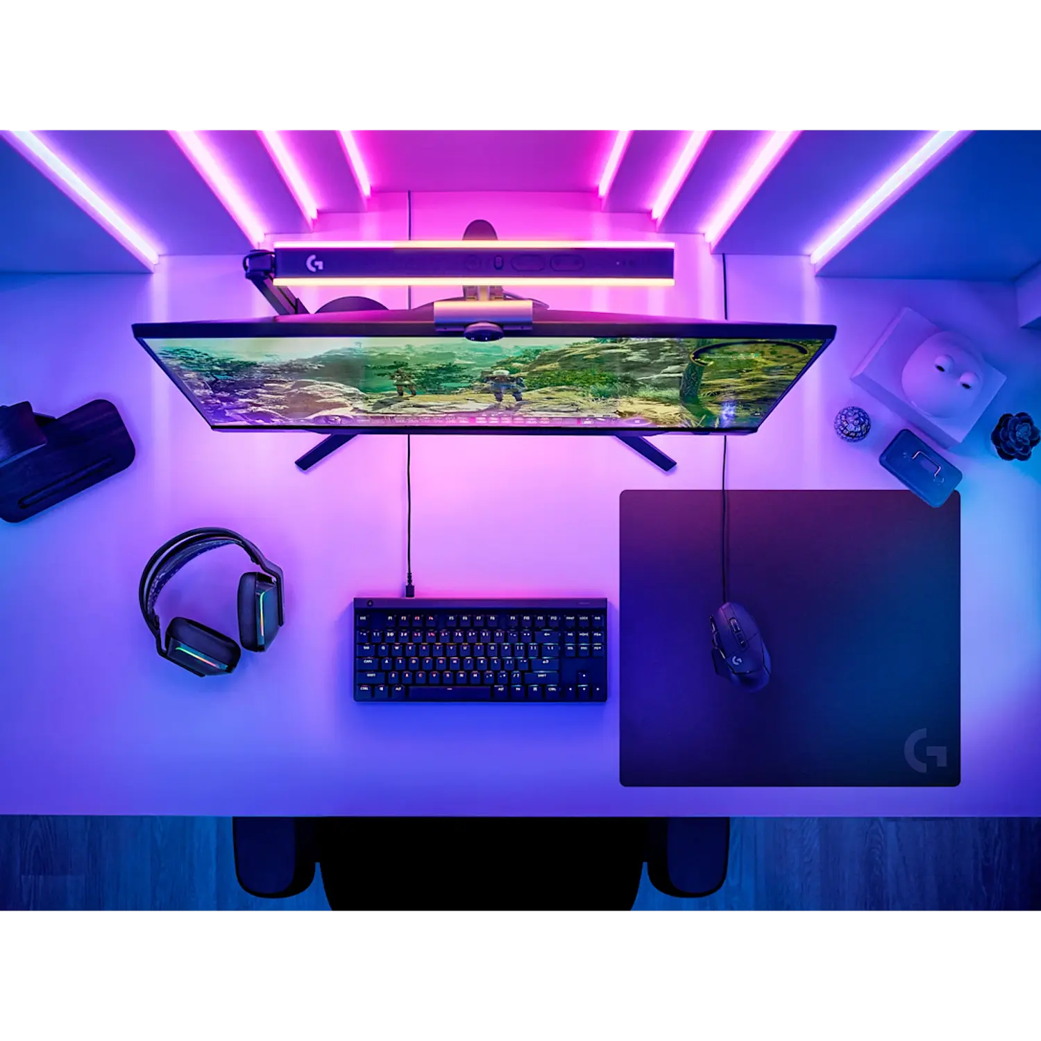 Logitech G G640 Mouse Pad Gamer de Tela, 460 x 400 mm, 3 mm, Negro 7