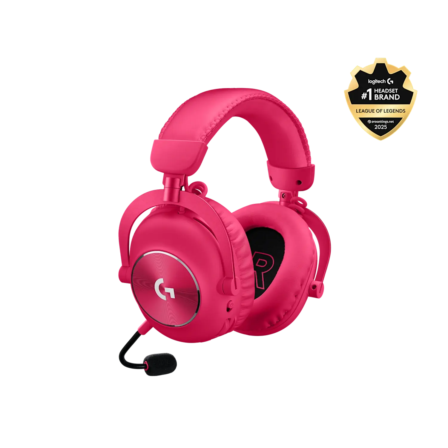 Logitech G PRO X 2 LIGHTSPEED Audífonos Gamer Inalámbricos 7.1, Grafeno 50mm, Bluetooth, Magenta 2
