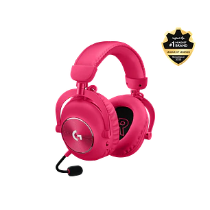 Logitech G PRO X 2 LIGHTSPEED Audífonos Gamer Inalámbricos 7.1, Grafeno 50mm, Bluetooth, Magenta