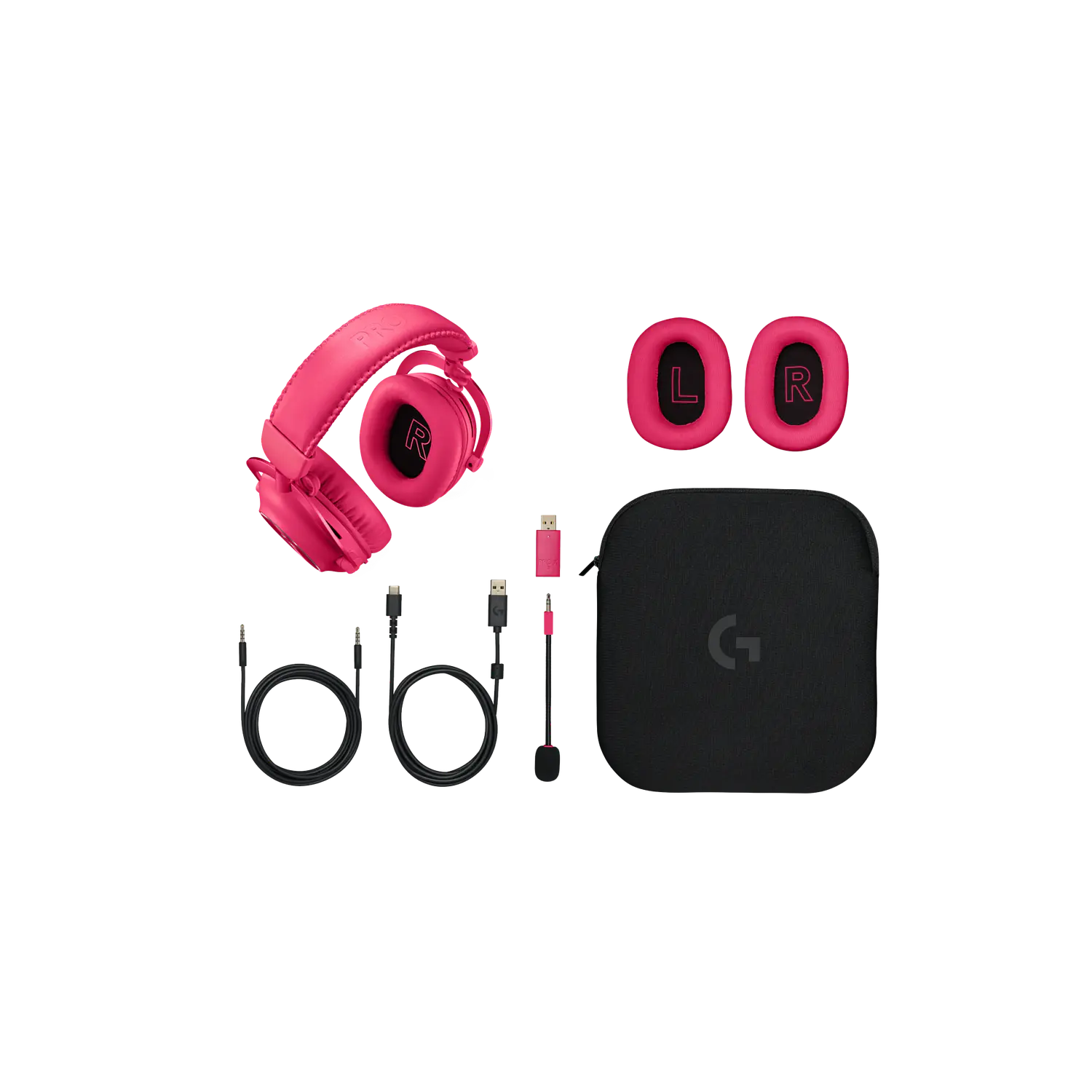 Logitech G PRO X 2 LIGHTSPEED Audífonos Gamer Inalámbricos 7.1, Grafeno 50mm, Bluetooth, Magenta 6