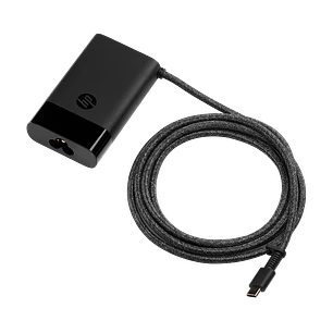 HP 671R3UT#ABM, Cargador USB-C 65W para Notebook, Enchufe Nacional, Negro
