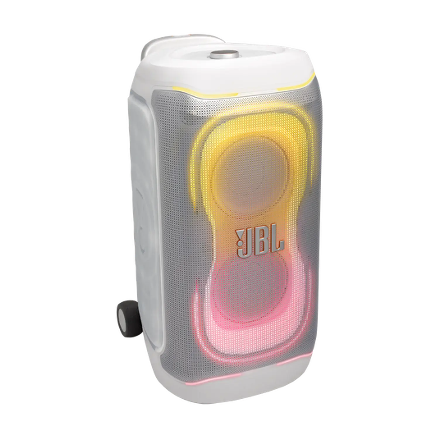 JBL PartyBox 330, Parlante Bluetooth 280W, 18h, AI Sound Boost, Auracast, Luces, IPX4, Mic/Guitarra, Blanco 1