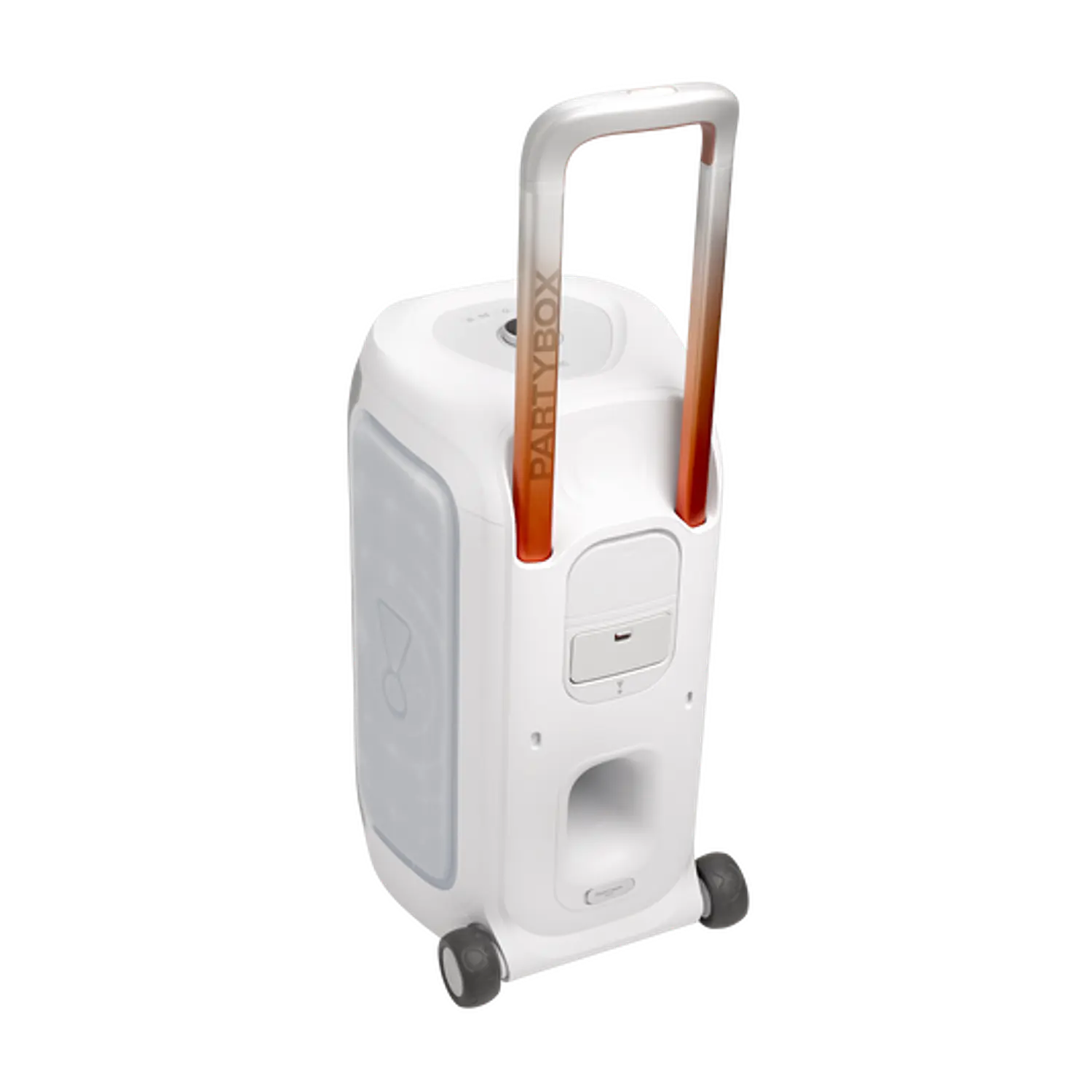 JBL PartyBox 330, Parlante Bluetooth 280W, 18h, AI Sound Boost, Auracast, Luces, IPX4, Mic/Guitarra, Blanco 5