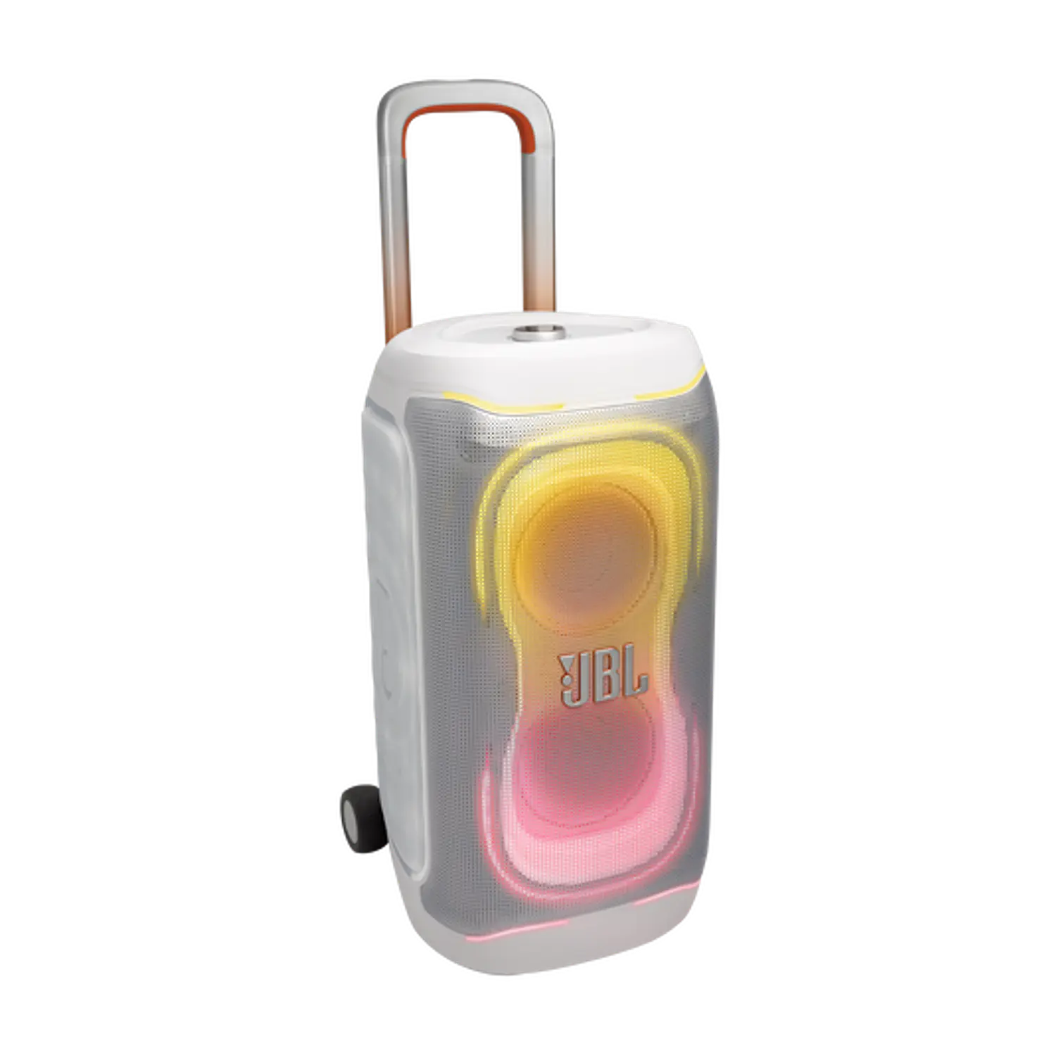 JBL PartyBox 330, Parlante Bluetooth 280W, 18h, AI Sound Boost, Auracast, Luces, IPX4, Mic/Guitarra, Blanco 3