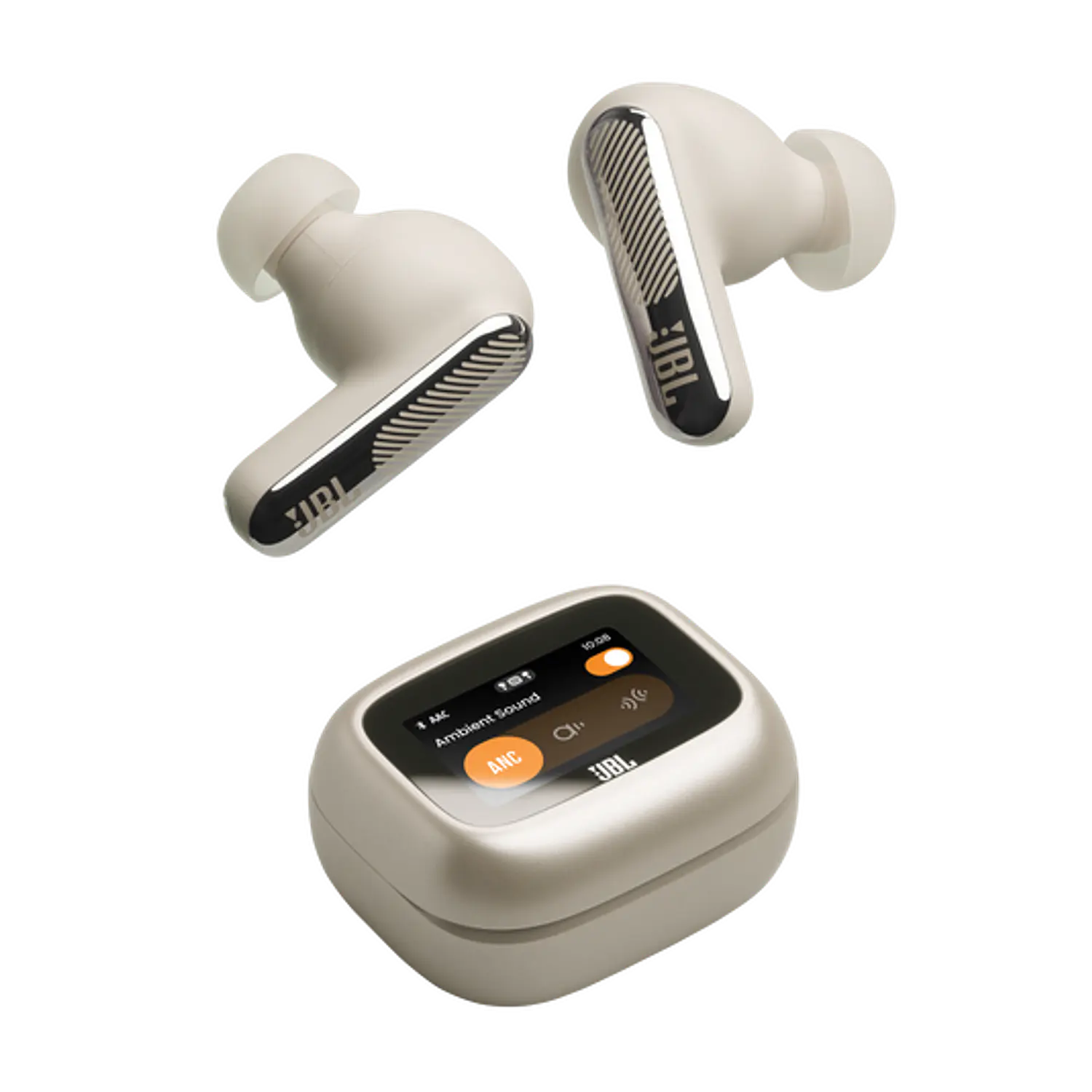 JBL Live Beam 4, Audífonos True Wireless, Hi-Res, ANC Adaptativa 2.0, Smart Charging Case, 6 Micrófonos, 48h, Bluetooth 6.0, IP55, Champagne 6