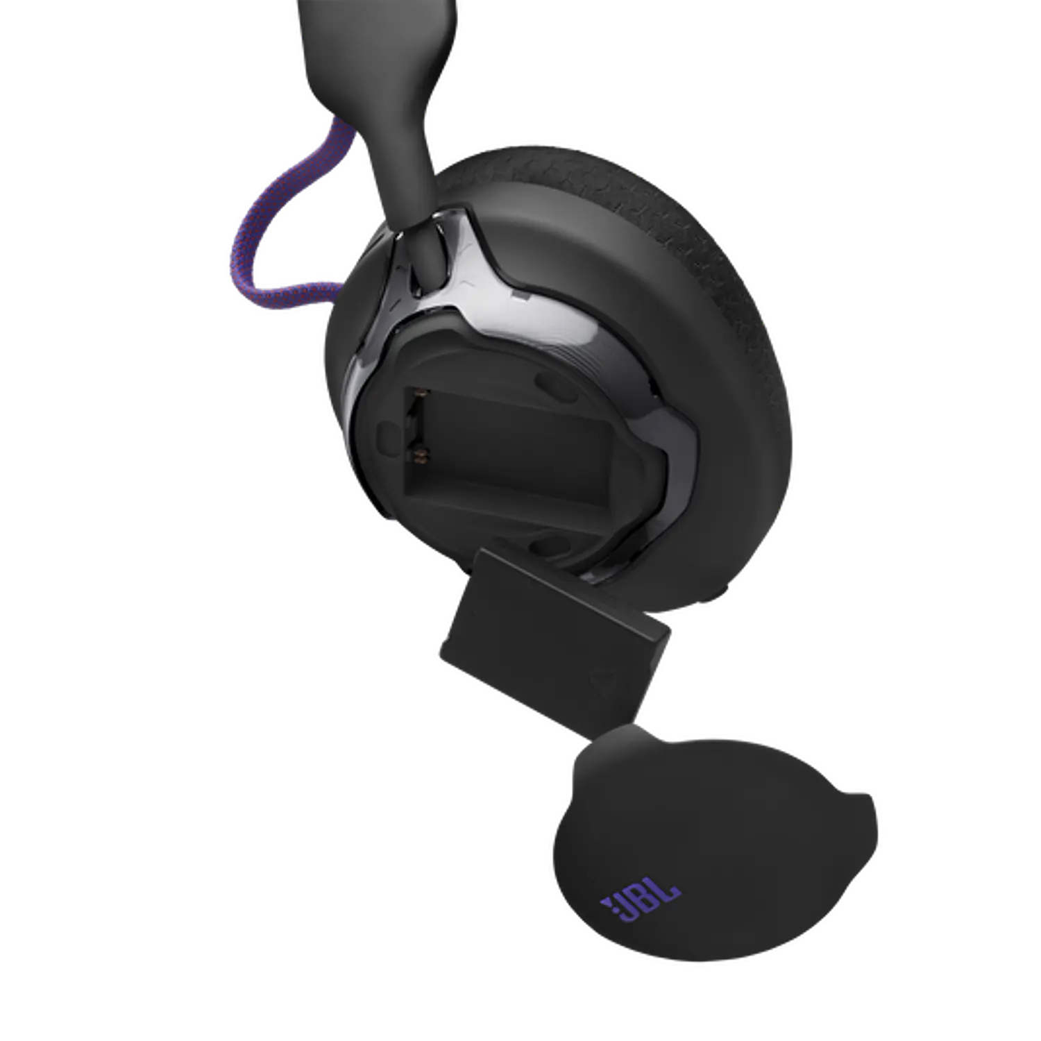 JBL Quantum 650, Audífonos Gamer Inalámbricos, 50mm, Spatial Sound, 2.4GHz, Bluetooth 5.3, Micrófono Cardioide, 45h, Negro 4