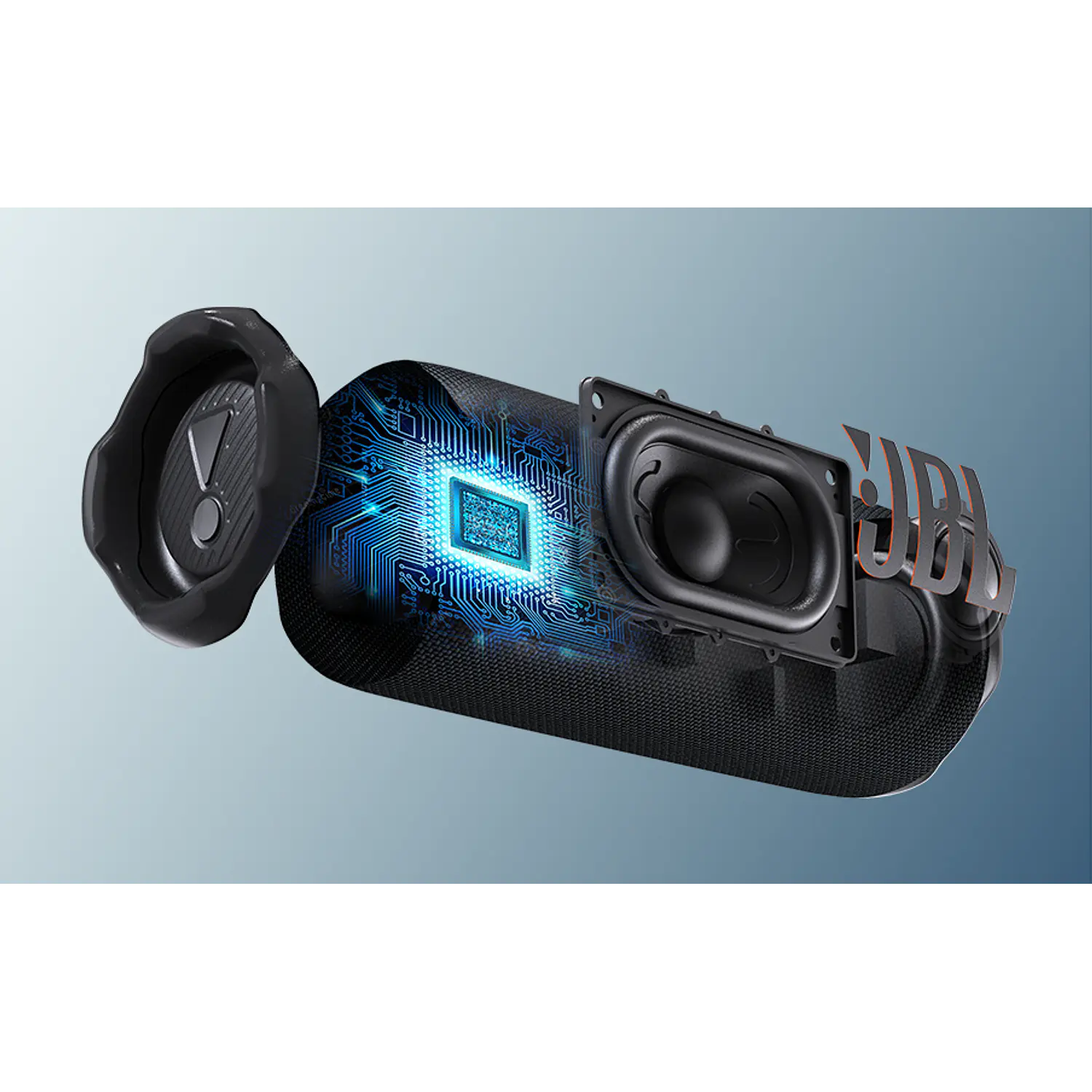 JBL Flip 7, Parlante Bluetooth 35W, 16h, AI Sound Boost, Auracast, Bluetooth 5.4, Audio USB-C sin Pérdidas, IP68, Squad 9