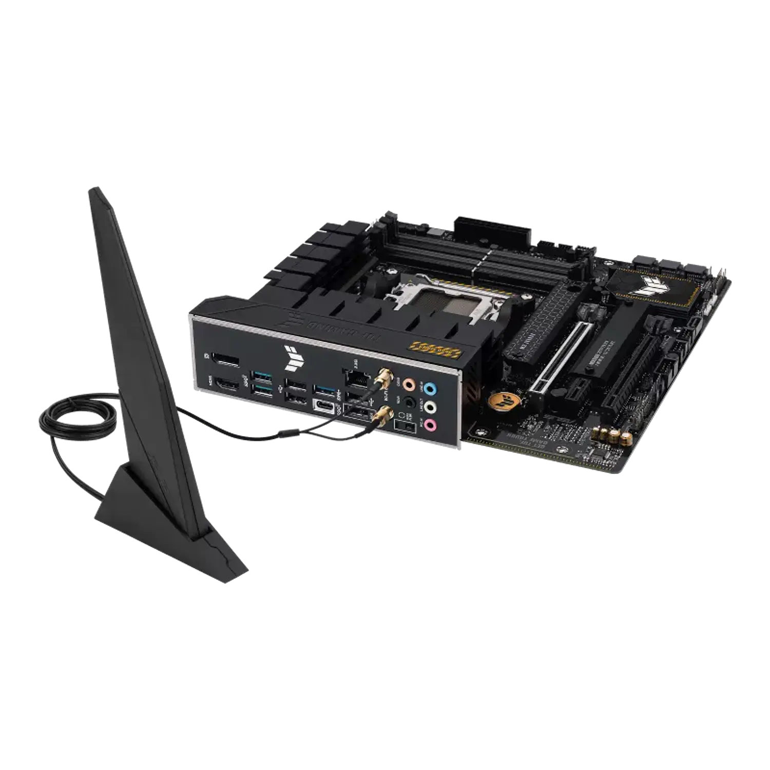 ASUS TUF Gaming B650M-PLUS WIFI, Placa Madre Micro-ATX AM5, DDR5, M.2 PCIe 5.0, WiFi 6, 2.5GbE, USB-C 20Gbps 8