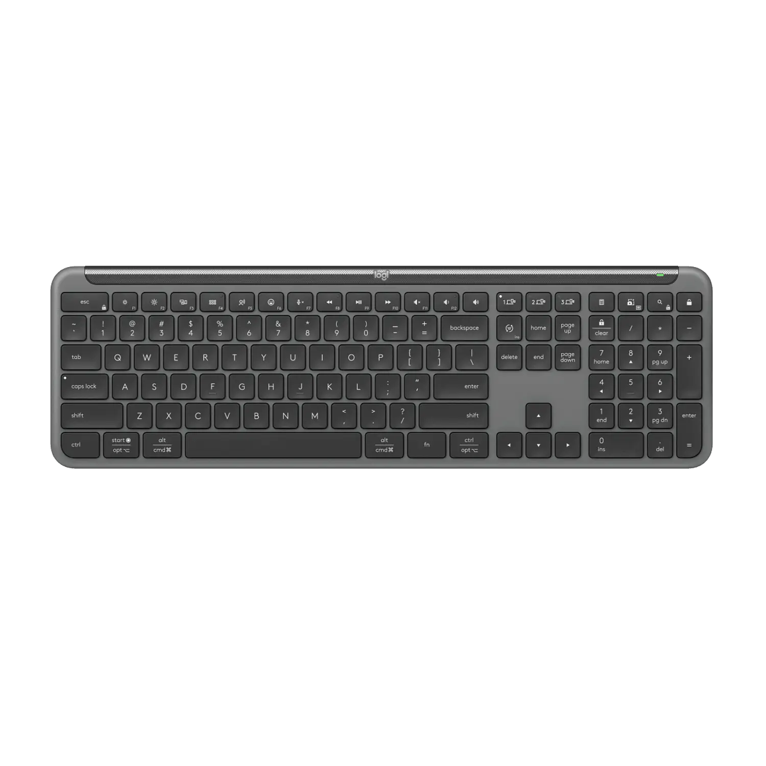 Logitech Signature Slim K950, Teclado Inalámbrico Español, Bluetooth, Logi Bolt, Multidispositivo, Grafito 1