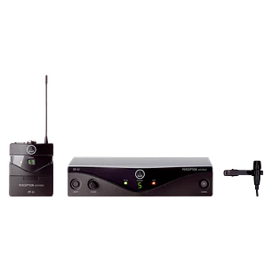 AKG Perception Wireless 45 Presenter Set, Micrófono Inalámbrico UHF, Banda A 530.025-559MHz, CK99 L, PT45, SR45