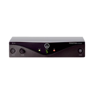 AKG Perception Wireless 45 Vocal Set, Micrófono Inalámbrico UHF, Banda A 530.025-559MHz, HT45 Cardioide, SR45