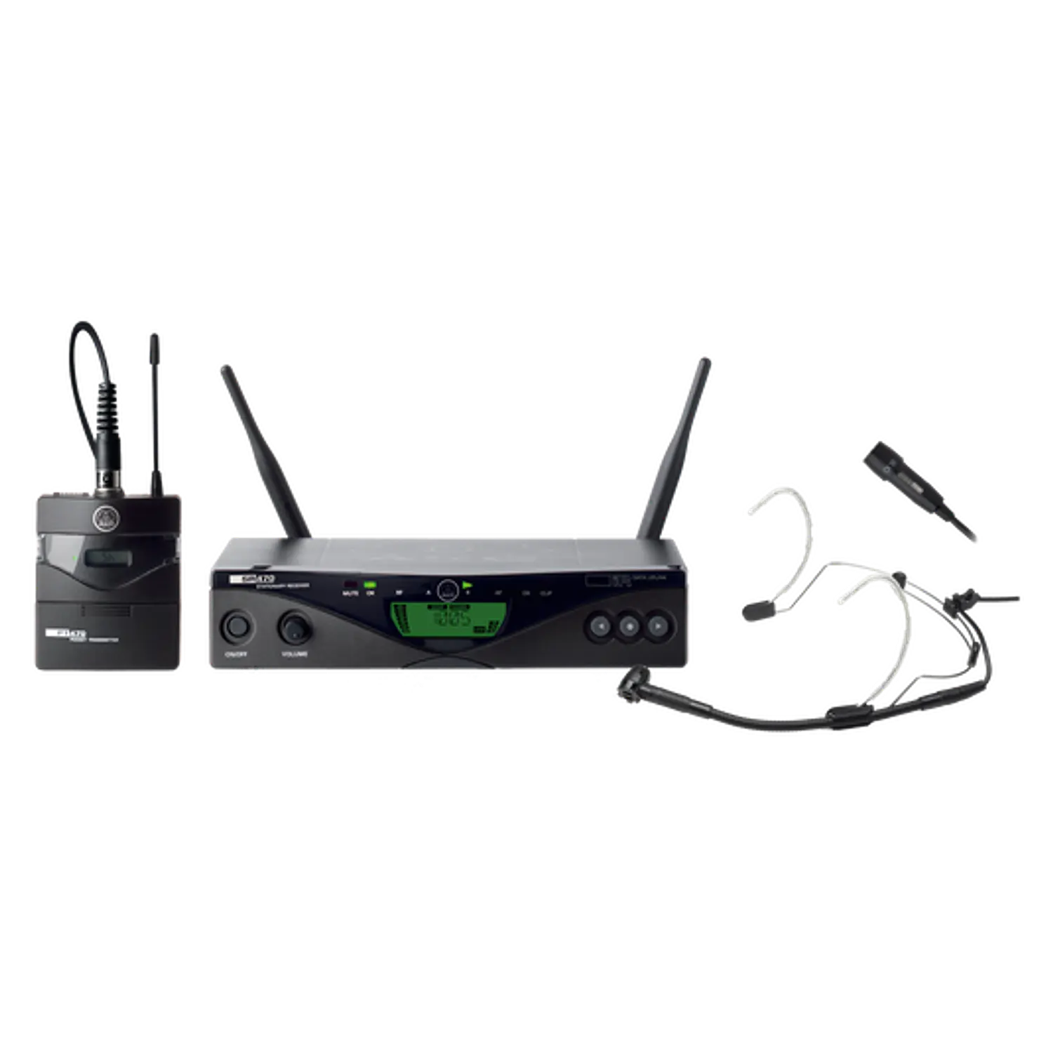 AKG WMS470 Presenter Set, Micrófono Inalámbrico UHF, Banda 10 823-832MHz, 50mW, CK99 L, C555 L, PT470, SR470