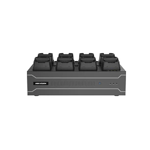 Hikvision DS-MDS001/2T/8 Dock Station 8 Puertos para Body Camera, HDD 2TB, Gigabit, USB 3.0