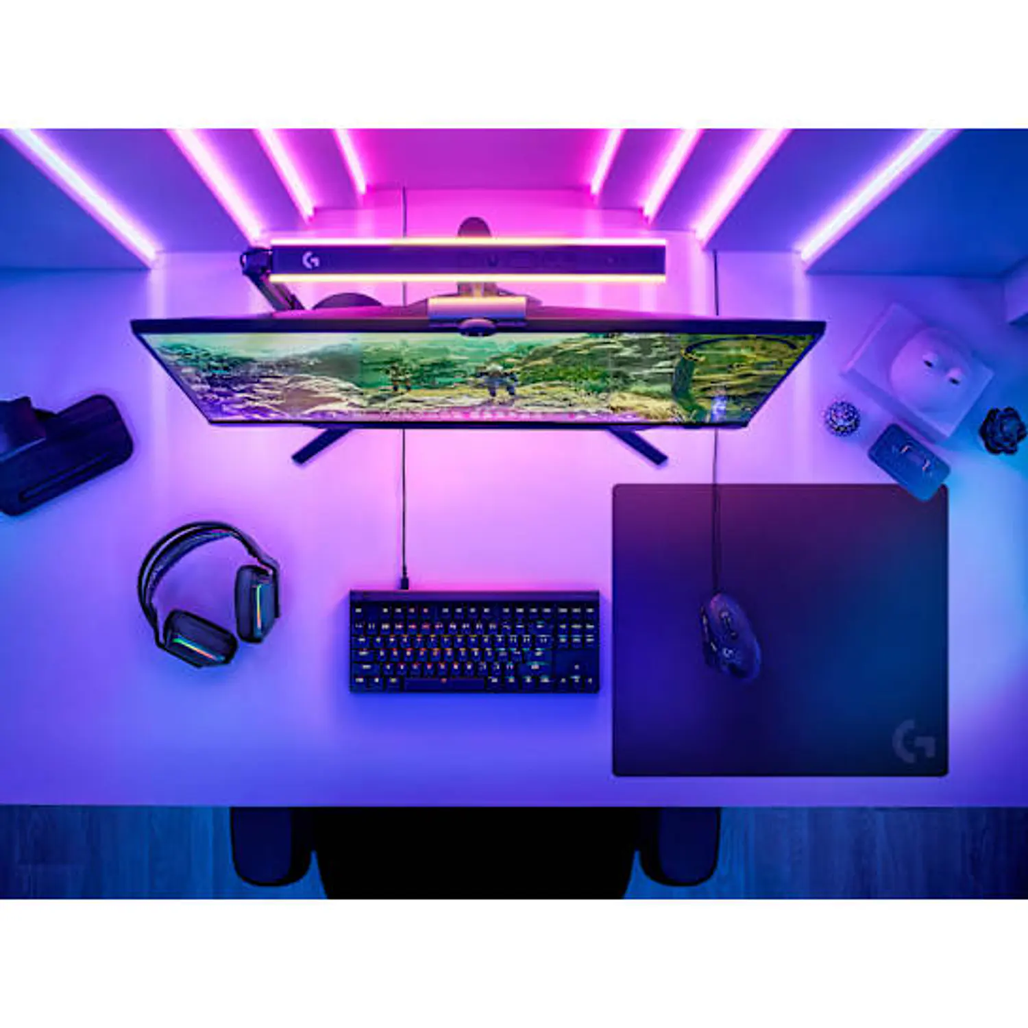 Logitech G740 Mouse Pad Gaming Grande, 460x400x5mm, Tela, Base Antideslizante, Negro 6