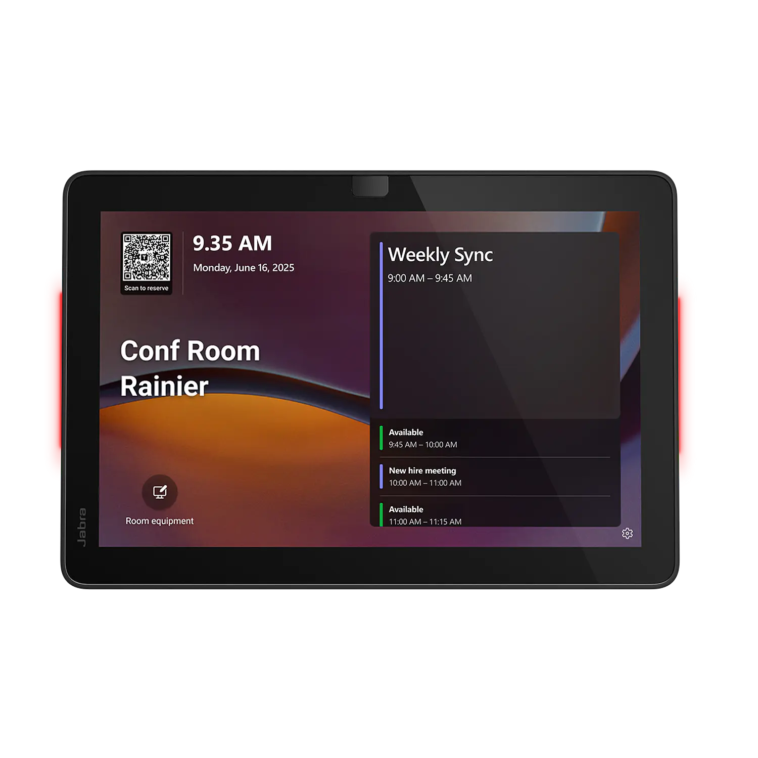 Jabra Scheduler UC Panel de Reserva de Salas 10.1