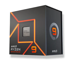 AMD Ryzen 9 7900X Procesador AM5, 12 Núcleos, 24 Hilos, 4.7-5.6GHz, 76MB Caché, 170W, Sin Cooler